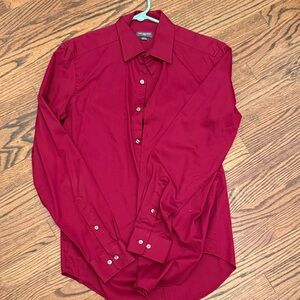 Van Heusen Men's Red Dress Shirt